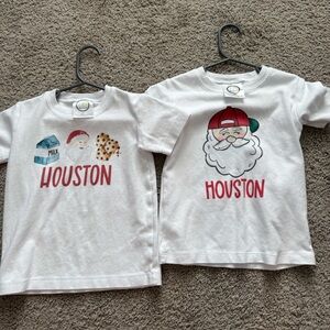 Toddler boy Christmas shirts. “HOUSTON”
